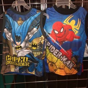 Toddler Batman And Spider-Man Set